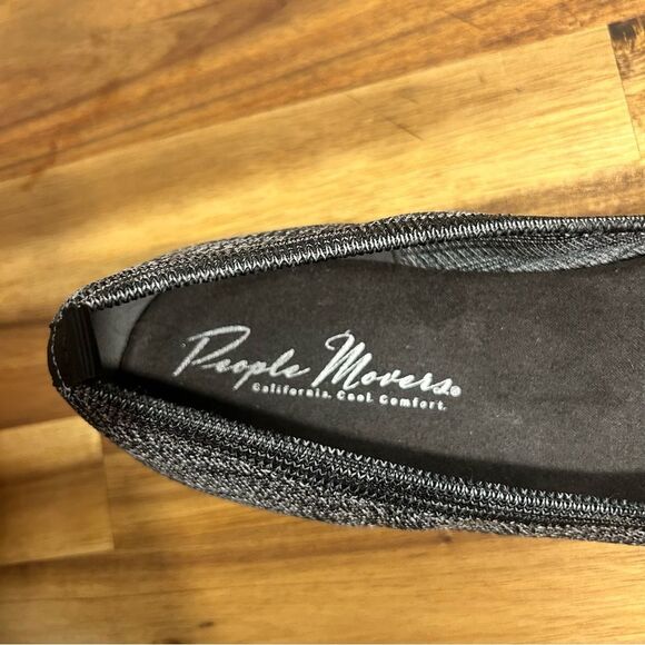 People Movers Women's Velocity Knit Grey Ballet Flats SIZE 7.5 - Picture 3 of 13